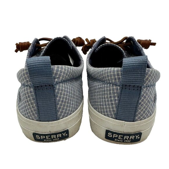 Womens Sperry Top Sider Crest Vibe Slip On Canvas Shoe Mini Plaid Size 9.5 - Picture 4 of 12